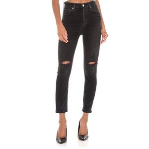 AGOLDE Nico High Rise Slim Jean in Cassette